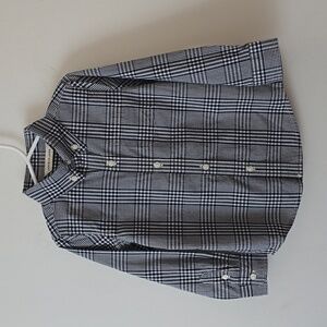 Janie and Jack Toddler Boys Checkprint Button Down sz 3